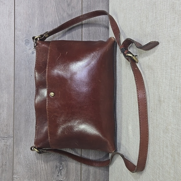 Patricia Nash Brown Leather Crossbody Bag - Picture 4 of 15